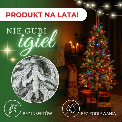 Springos CT0223 ZASNEŽENÝ SMREK LUX 150 CM