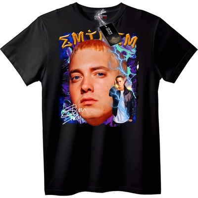NOONEBRAND Тениска Емблема на Eminem - M, Black
