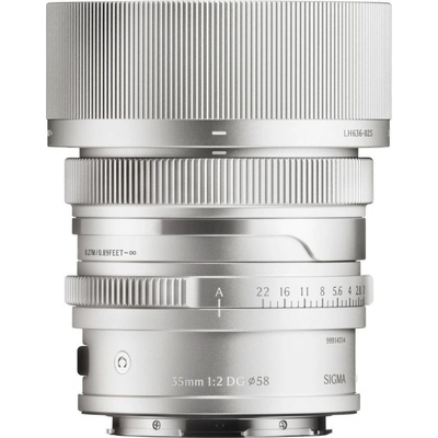 SIGMA 35 mm f/2 DG Contemporary pro L-mount stříbrný