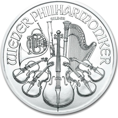 Münze Österreich Strieborná minca Wiener Philharmoniker 2021 1 oz
