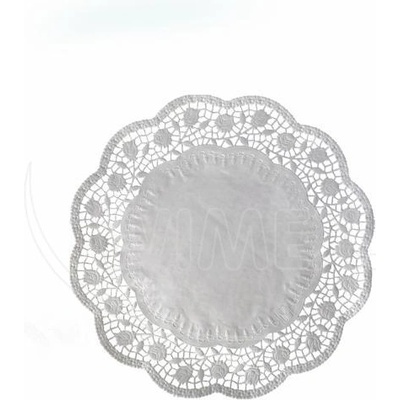 WIMEX s. r. o WIMEX s. r. o. Декоративна дантела (PAP) кръгла бяла Ø20 см [100 бр. ]