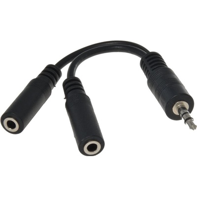 PremiumCord Kabelová rozdvojka 3,5 Jack M - 2xF 10cm - kjr-02a – Zboží Živě