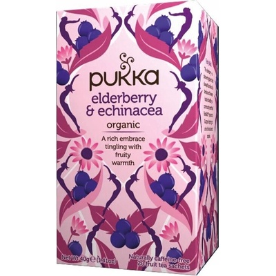 Pukka Elderberry & Echinacea bio čaj koreninovo-bylinno-ovocný 20 vrecúšok 40 g