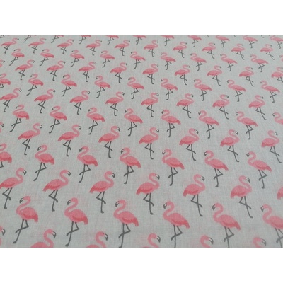 Dekoračná látka FLAMINGO gris šírka 160 cm