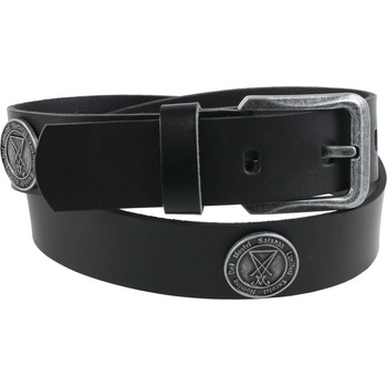 Image 1 of Leather & steel fashion Колан Луцифери - Черен - lsf2 36