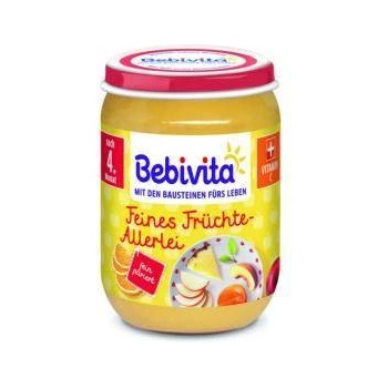 Bebivita Пюре Bebivita, Различни плодове, 190гр, 4018852100416