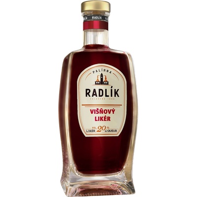 Radlík Višňový likér 20% 0,5 l (čistá fľaša)