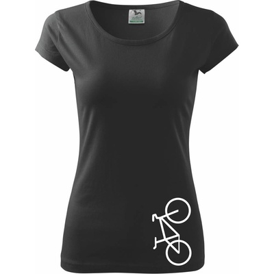 Bicykel na výšku Pure dámske tričko Čierna