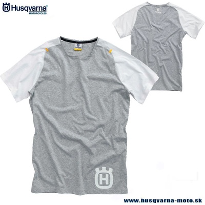 Husqvarna tričko Progress ss Tee white