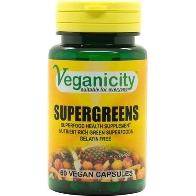 Veganicity SuperGreens Superfoods mix 60 kapsúl