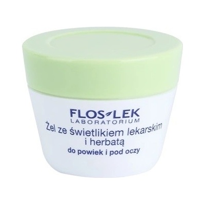 FlosLek Laboratorium eye Care gel na oční okolí se světlíkem a zeleným čajem 10 g