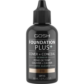 Gosh Foundation Plus+ 010 Tan 30 ml