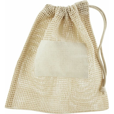 Westford Mill Síťovka W155, bio bavlna, stahovací šňůrka COT-50015510001 S Naturální