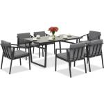 Garden Point Трапезен комплект Cento за 6 души Garden Point антрацит (GAP1070)
