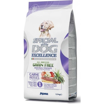 Special Dog Excellence All Breeds Grain Free kačica & zemiaky 2,5 kg