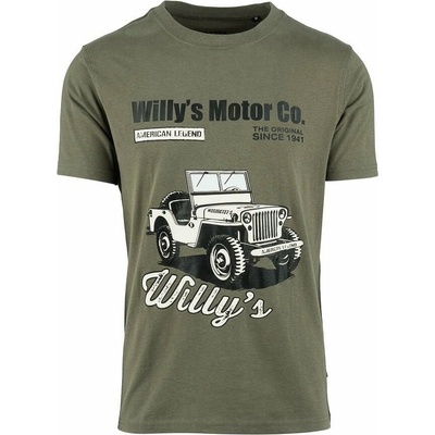 Triko JEEP Willy's 1941 Legend zelené