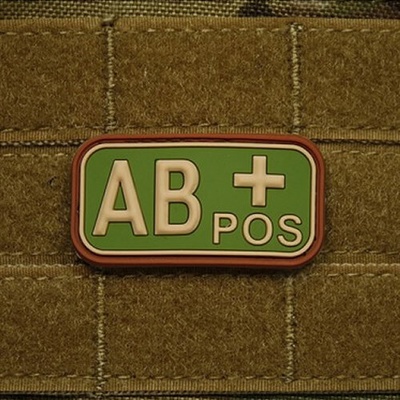JACKETS TO GO Nášivka KRV AB POZ plast MULTICAM