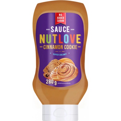 Allnutrition NUTLOVE SAUCE CRUNCH 280g Škoricové koláčiky