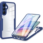 Techsuit Калъф за Samsung Galaxy Galaxy A15 4G / A15 5G + калъф - ColorVerse 360 Series - син