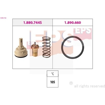 Termostat, chladivo EPS 1.880.744 (1880744)