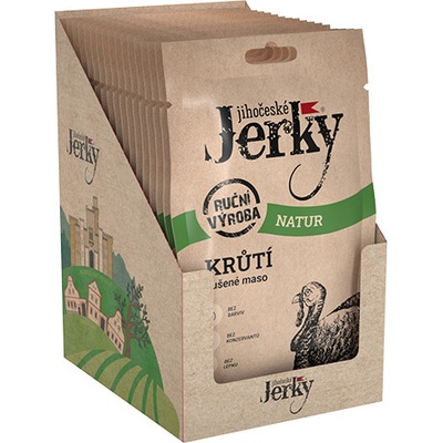 Jihočeské Jerky Krůtí natur 15 x 20 g