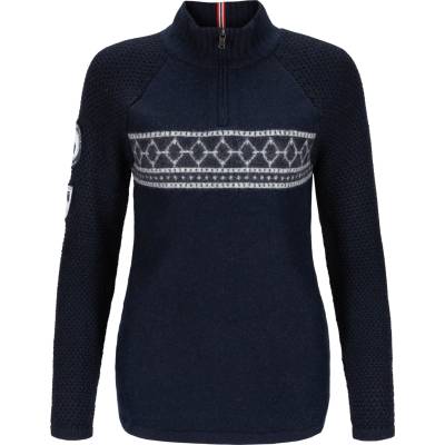 Amundsen Sports Дамски вълнен пуловер Amundsen sports Women's Boiled Ski Sweater Merino jumper - Faded Navy - размер XS (105-5515-0111)