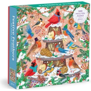 Festive Feathers 500 Piece Foil Puzzle (ISBN: 9780735385573)