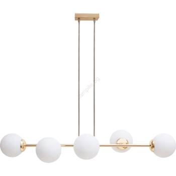 HEXE Пендел FIRA 5xE27/60W/230V златист (HX0267)