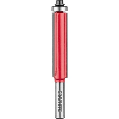Graphite Přímý frézovací bit se spodním ložiskem, dlouhý, HM, 13 x 50 mm, stopka 8 mm