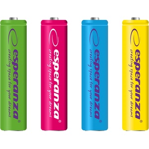Esperanza Акумулаторна батерия NI-MH AAA 1000mAh 4 бр 73337 (EZA107)