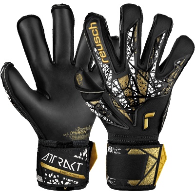 Reusch Вратарски ръкавици Reusch Attrakt Gold X Evolution Cut Finger Support Goalkeeper Gloves 5470950-7740 Размер 8, 5