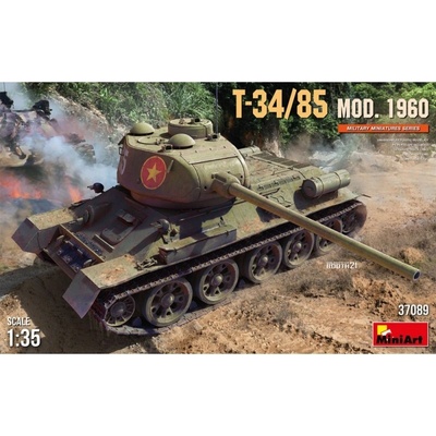 MiniArt Tank T-34/85 Mod. 1960 incl. PE 5x camo 37089 1:35