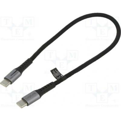 Logilink CU0420 USB 2.0 USB C vidlice z obou stran 0,3m černý