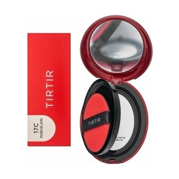 TIRTIR Mask Fit Red Cushion 17C Porcelain Dlhotrvajúci make-up na tvár v hubke 18 g