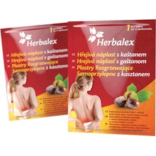 Herbalex Hřejivá náplast s kaštanem 4 ks