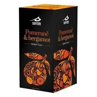 SANTÉE čaj ČERNÝ ČAJ POMERANČ & BERGAMOT 20 sáčků