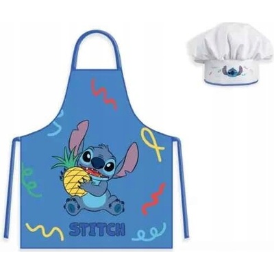 BrandMac Dětská zástěra s kuchařskou čepicí Lilo & Stitch