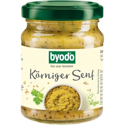 Byodo Bio Bezlepková horčica kremžská s horčičnými semienkami 125 ml