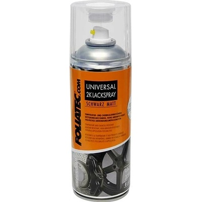 Foliatec 2K sprej - farba na brzdové strmene a disky 400ml čierna matná
