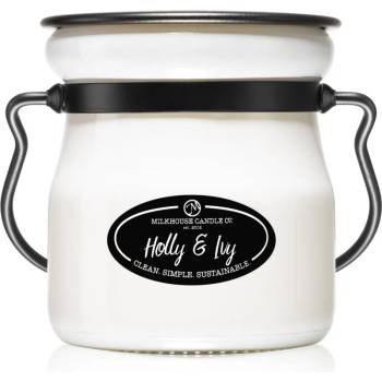 Milkhouse Candle Milkhouse Candle Co. Creamery Holly & Ivy ароматна свещ Cream Jar 142 гр