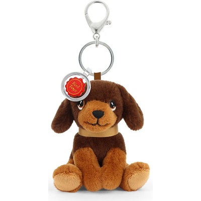 Keel Toys Плюшен ключодържател Keel Toys Keeleco - Дакел, 12 cm (BC4461)