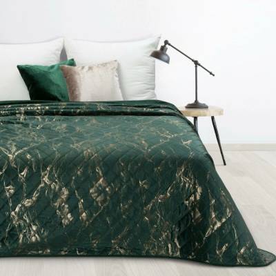 Design 91 PŘEHOZ NA POSTEL LUIZ6 170X210 CM TMAVĚZELENÝ