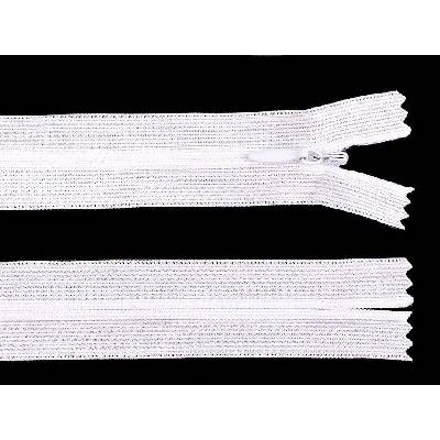 Stoklasa Spirálový zip skrytý No 3 délka 60 cm dederon Balení: 1 ks, Varianta: 101 bílá 101 bílá