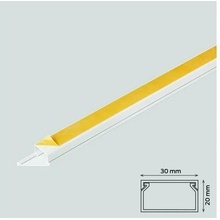Canalux Žľab so samolepiacou páskou 30 x 20 mm biely