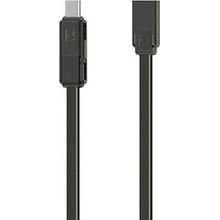 Remax RC-070th dátový 3v1 (USB-C, micro-USB, lightning), 1m, černý