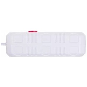 Maclean power strip, extension cord 2 sockets + 3xUSB, 110-240V AC 50/60Hz, 2.1A max 2500W, 1.5m, white, MCE387 W