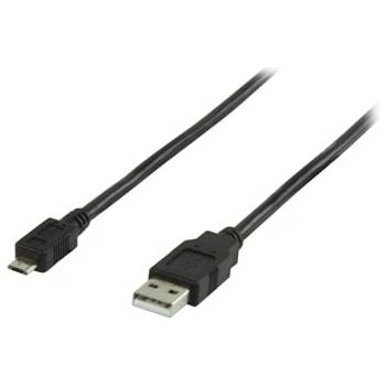 Кабел USB конектор Kolink USB 2.0 A (мъжки) - micro B (мъжки) 0, 5 м VLCP60500B05 (VLCP60500B05)