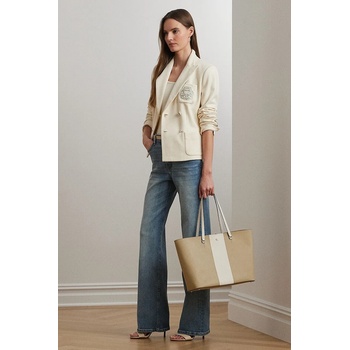Ralph Lauren Кожена чанта Lauren Ralph Lauren в бежово 431974511 (431974511)