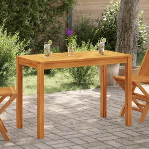 vidaXL Градинска трапезна маса 110x55x75 см масивна акация (366368)