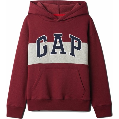 GAP V-Fall Fash Logo vínová tmavo modrá sivá